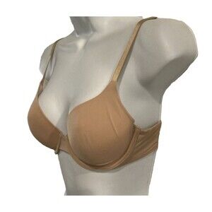 Victoria's Secret Lightly Lined T-Shirt Bra Size 34B Tan Nude Pink Full Coverage